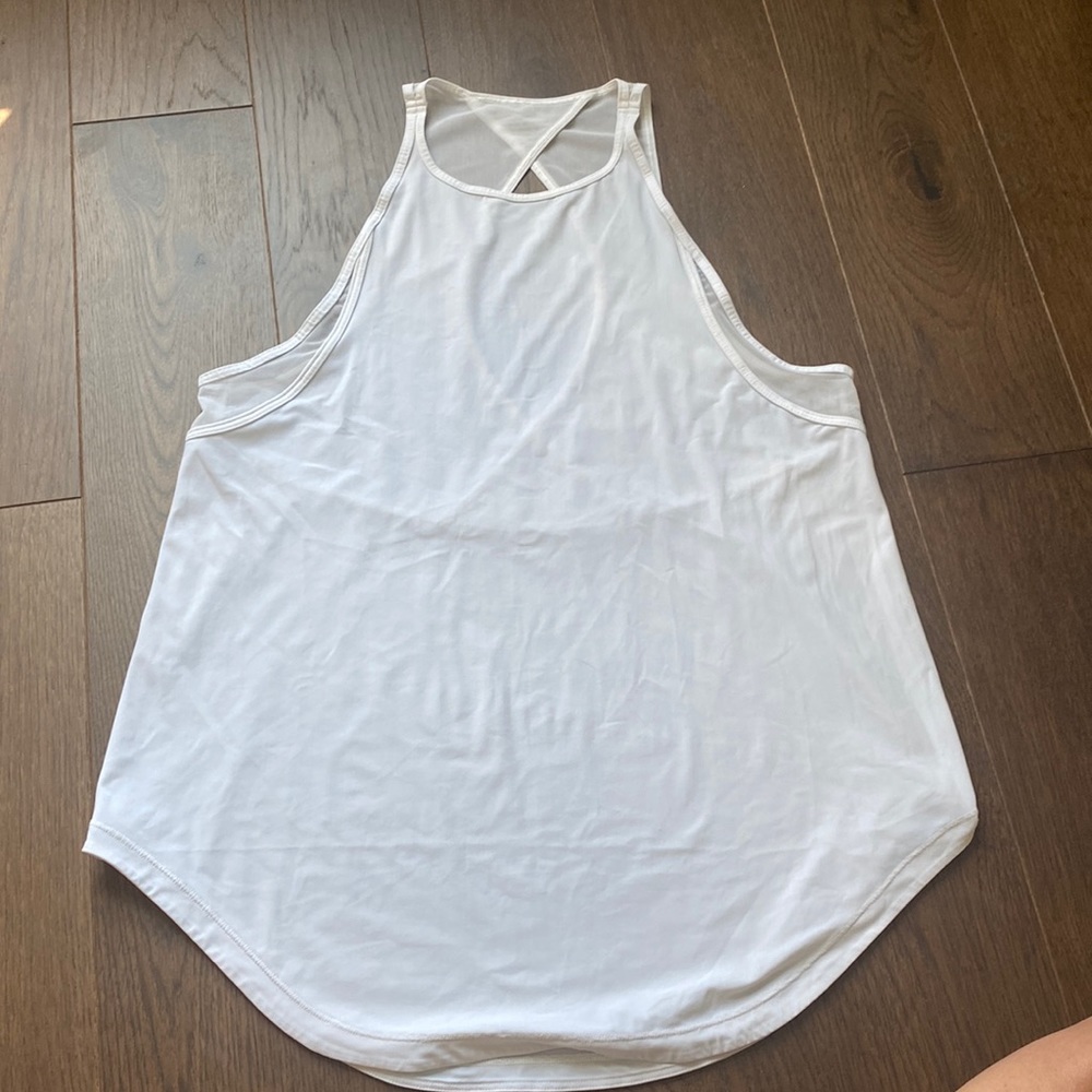 Lululemon Run Off Route Tank Too White Size 6